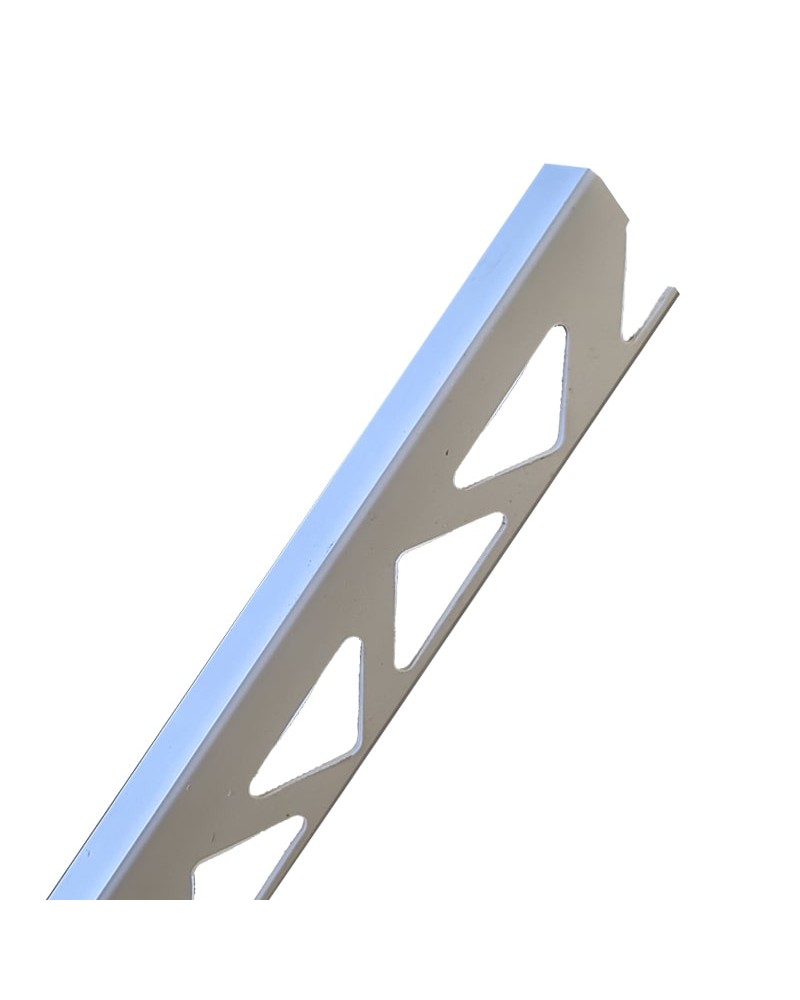 Baguette d'angle de finition PVC en L 1x270 cm