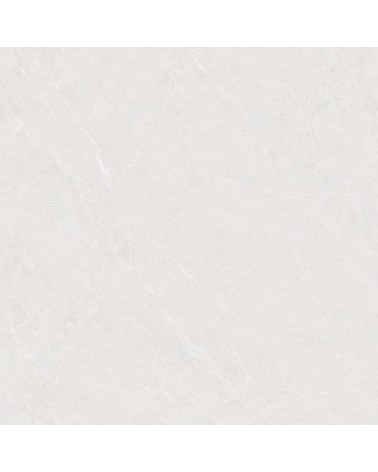 Carrelage aspect marbre mat blanc 120x120 cm rectifié