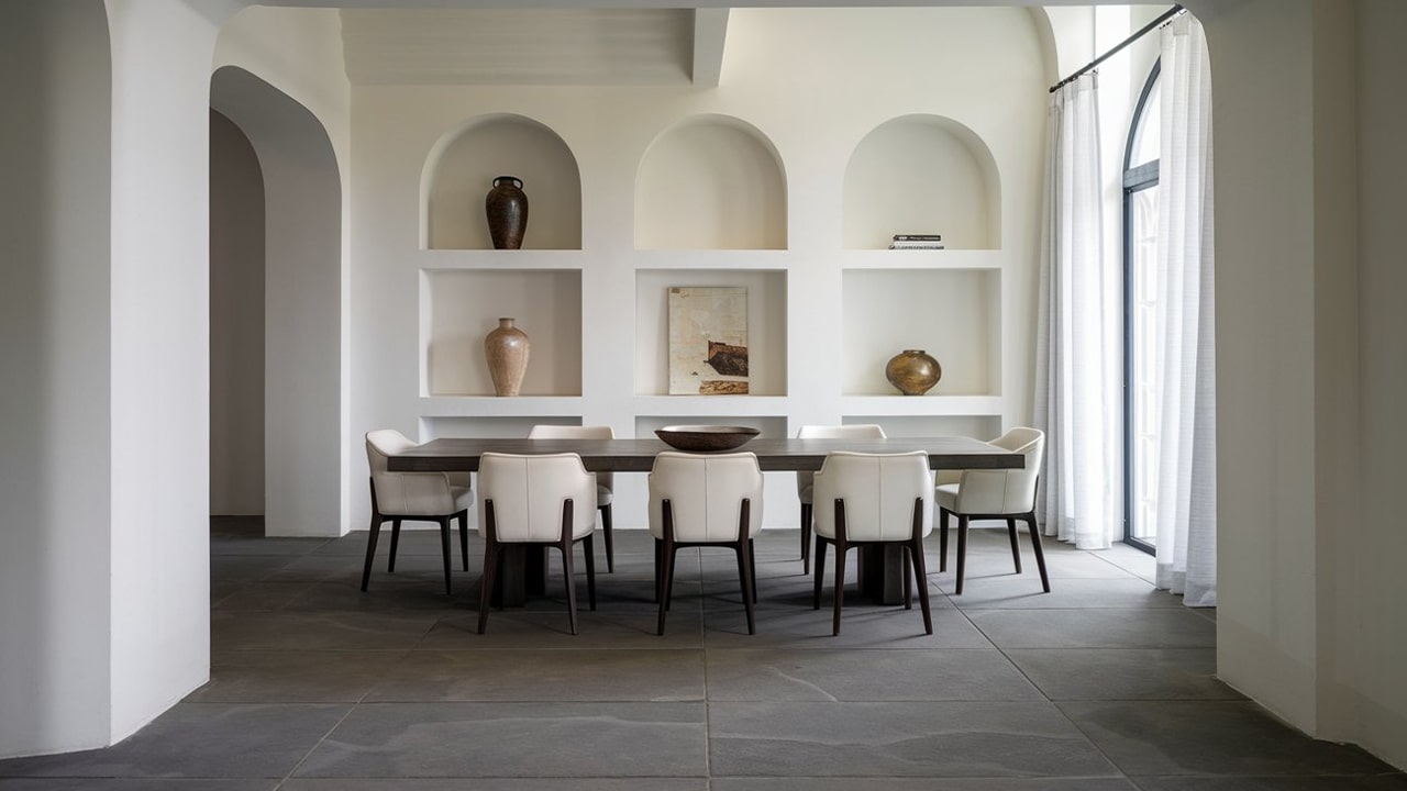 Carrelage aspect pierre grise