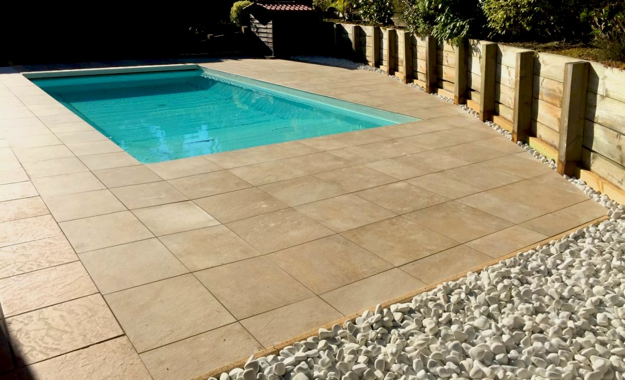 Terrasse carrelage sur plot