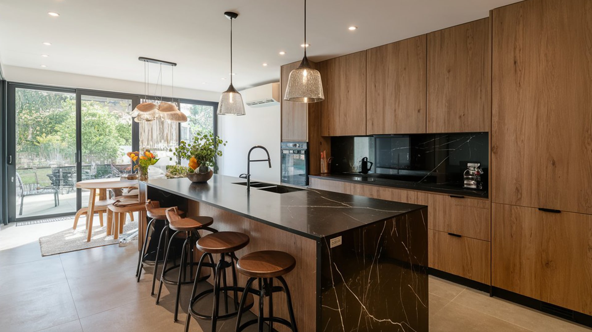 plan de travail en carrelage cuisine